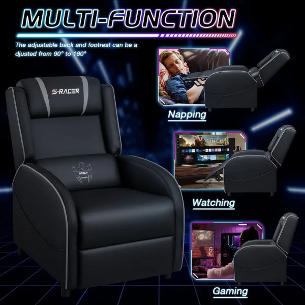 RGB Gaming Chair - Massage - Image 2