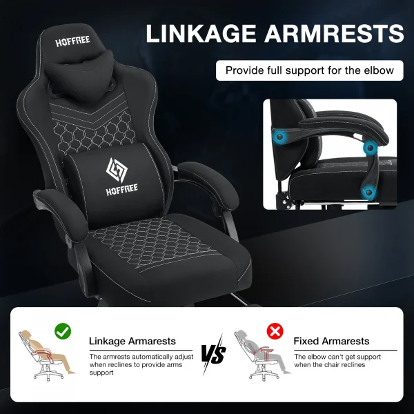 Xyvolta Gaming Chair with Speakers - Image 2