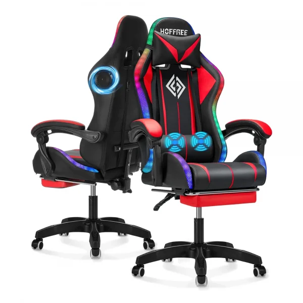 Gaming Chair with Bluetooth Speakers